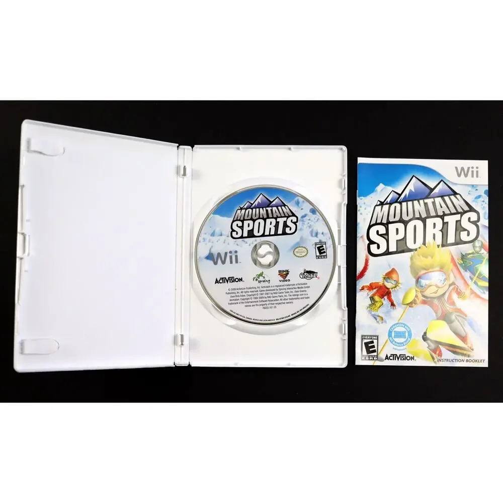 Mountain Sports Nintendo Wii With Manual Video Game - Picture 4 of 4